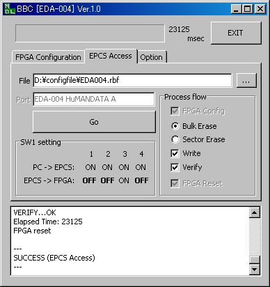BBC[EDA-004] : Configuration Tool for EDA-004 - HuMANDATA LTD.